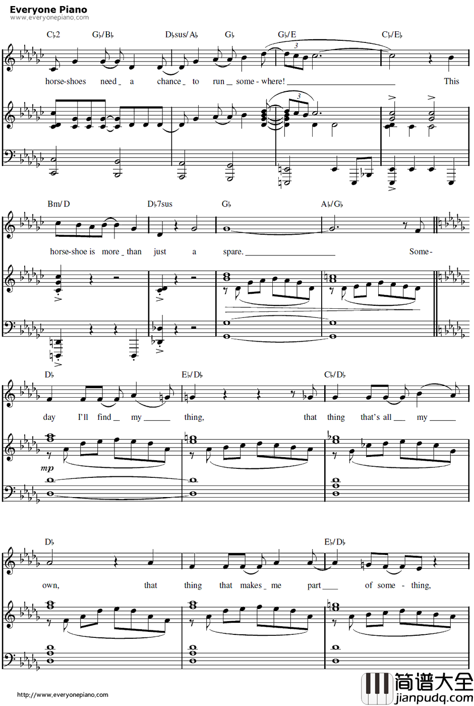 More_Than_Justthe_Spare钢琴谱_KristenAnderson_Lopez&RobertLopez_冰雪奇缘插曲