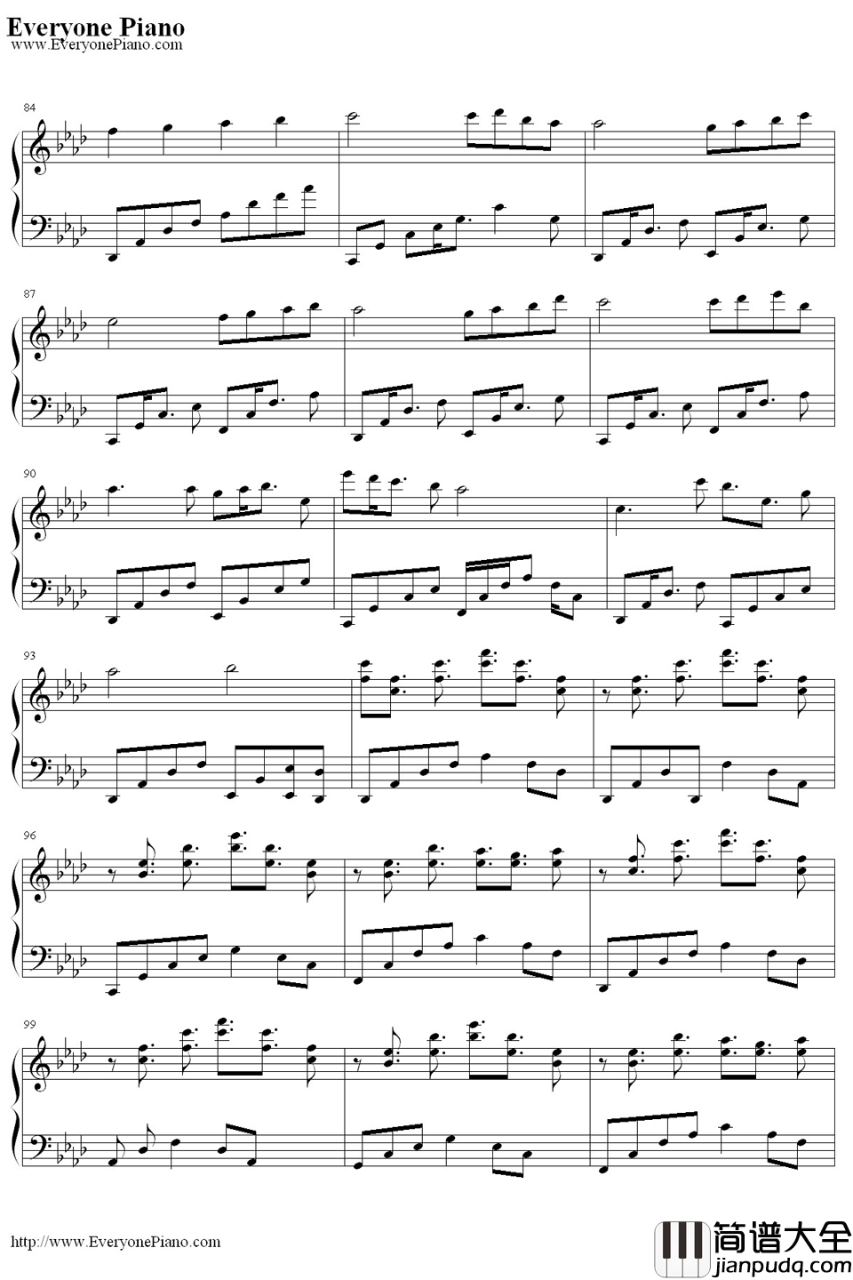 梦、时々钢琴谱_触手猴