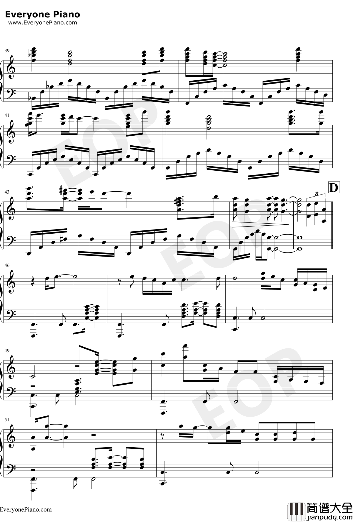 (Everything_I_Do)Do_It_for_You钢琴谱_布莱恩•亚当斯_罗宾汉主题曲