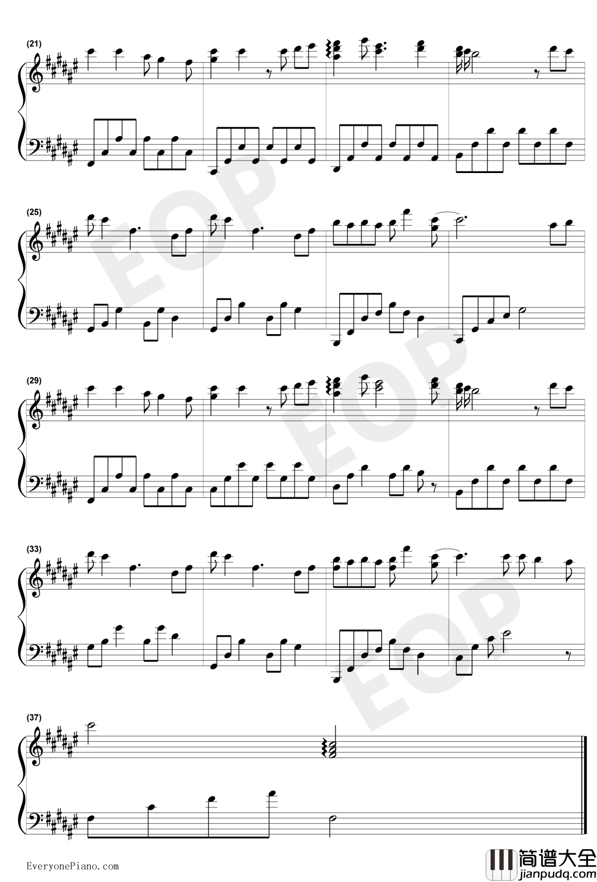 幼稚完钢琴谱_林峯__雷霆扫毒_片尾曲