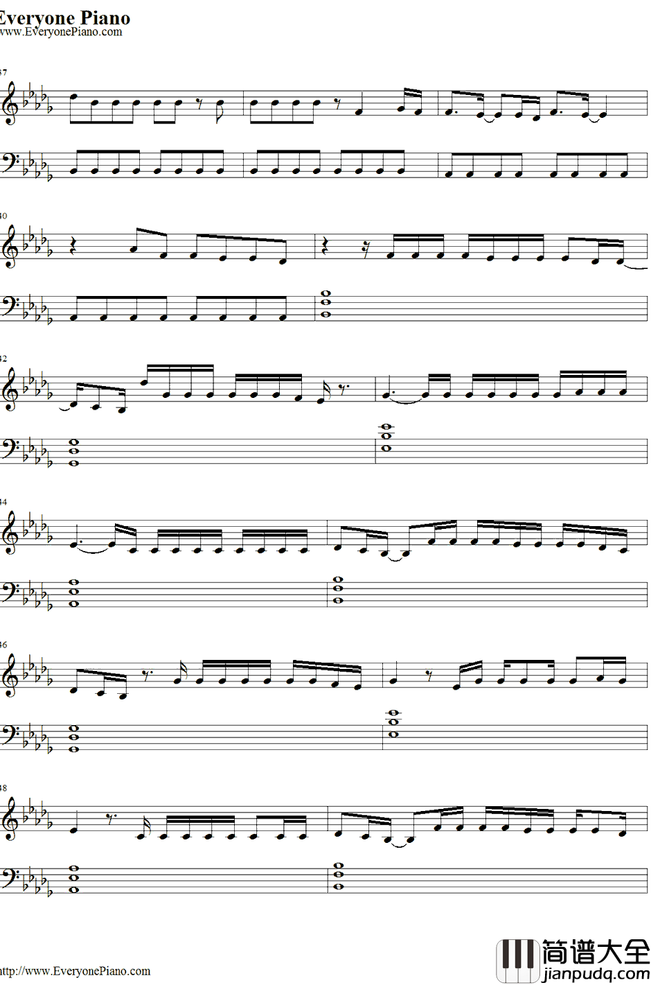 Instant_Crush钢琴谱_DaftPunk