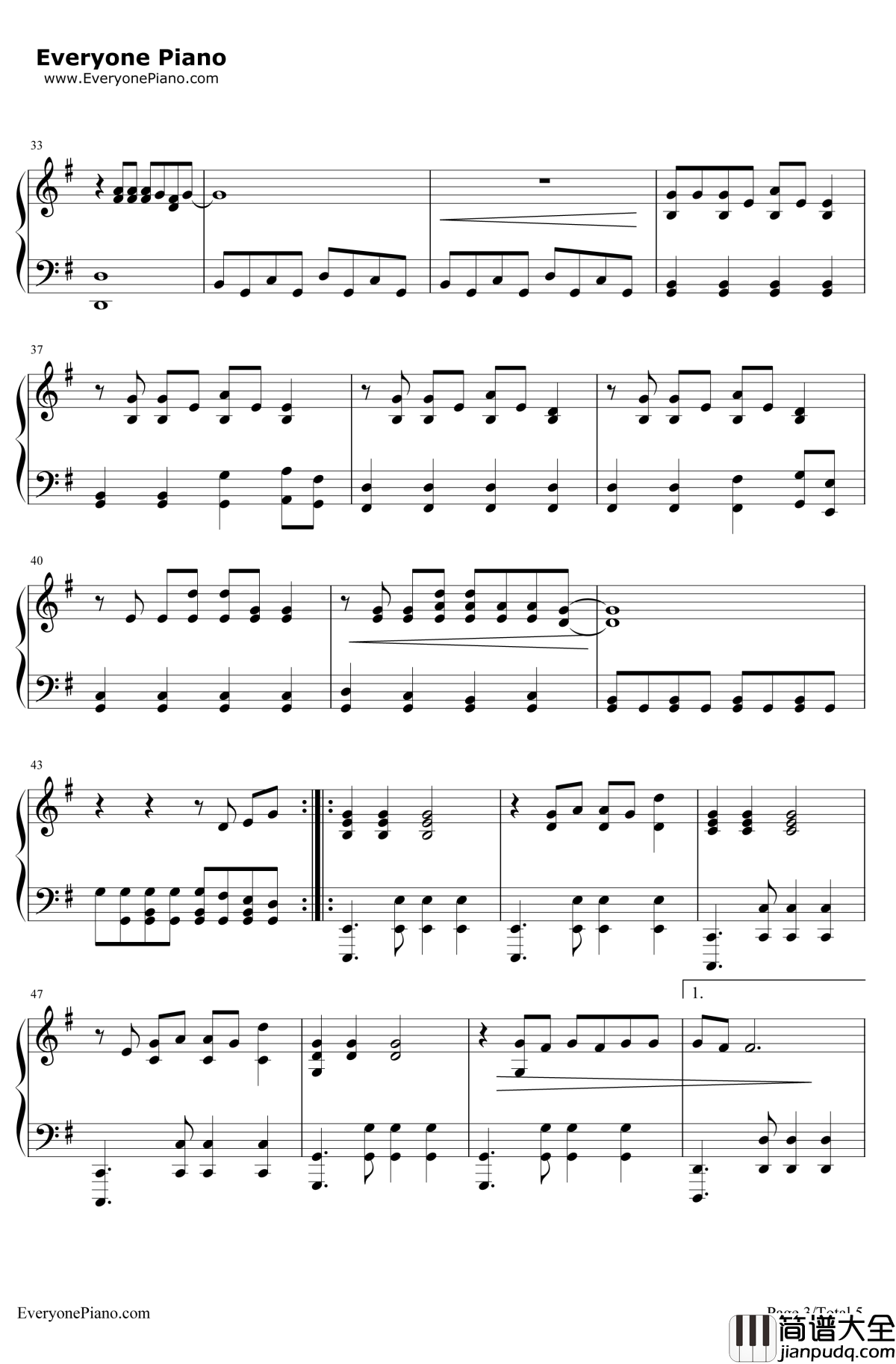 Wings钢琴谱_Birdy