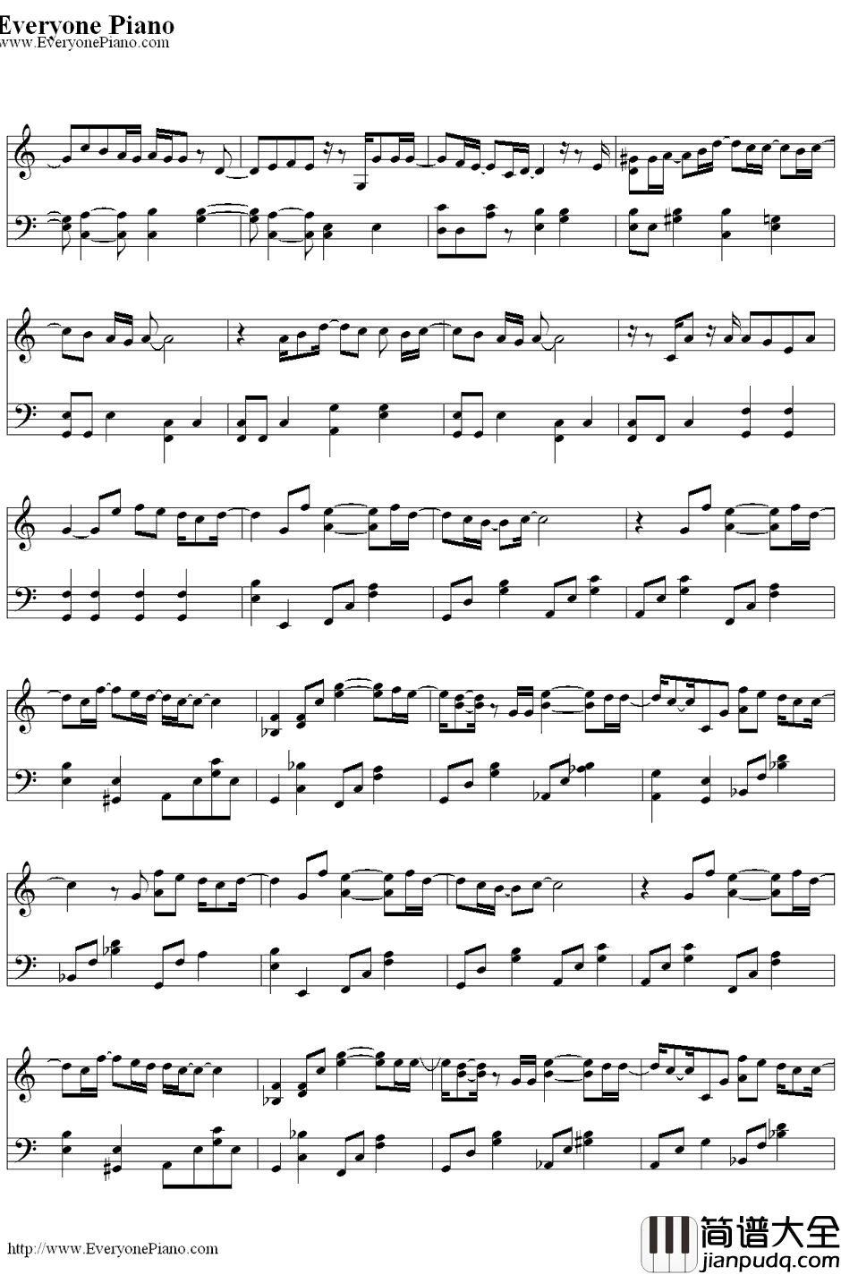 Belief～春を待つ君へ～钢琴谱_flumpool×Mayday__阿信_主题曲