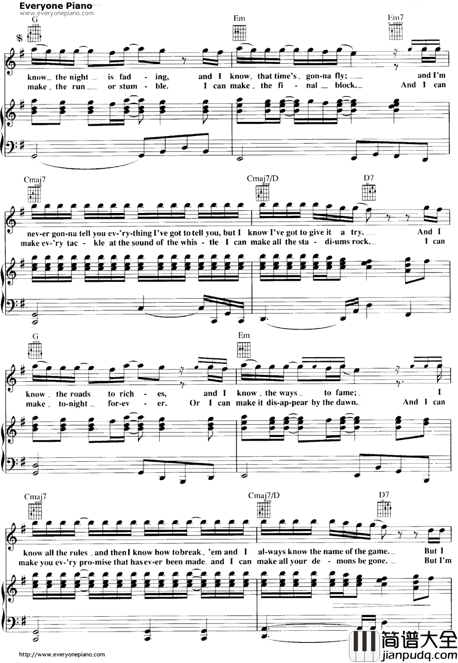 Making_Love_Out_Of_Nothing_At_All钢琴谱_AirSupply