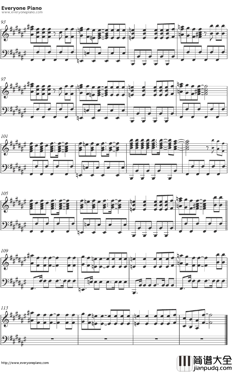 Born_This_Way钢琴谱_LadyGaGa