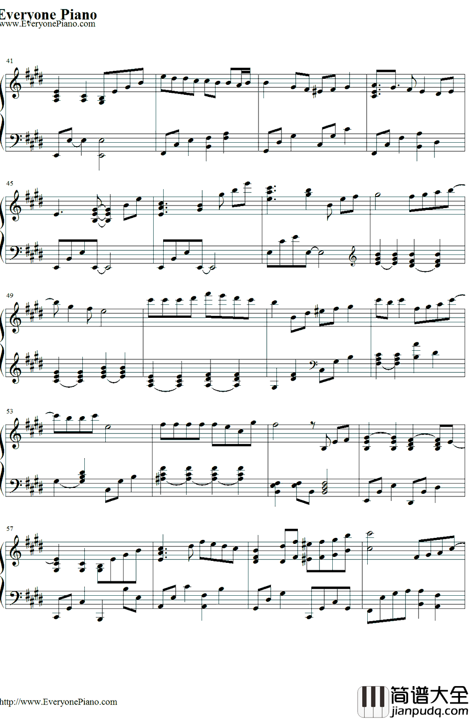 千の風になって钢琴谱_银魂_银魂插曲