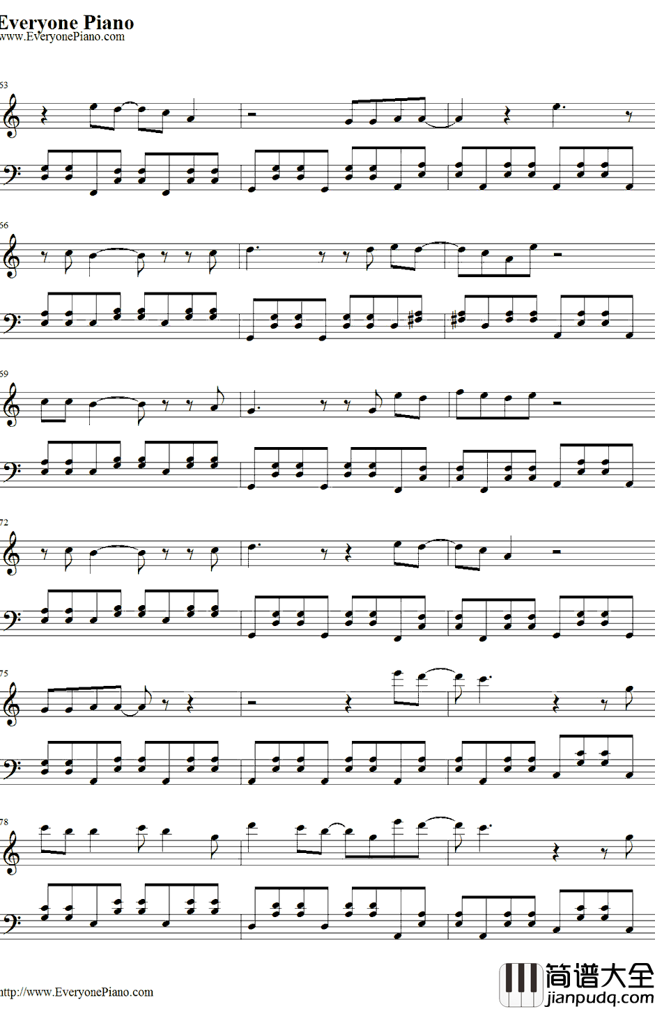 Riverside钢琴谱_AgnesObel