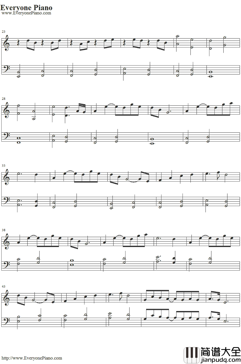 栄の活躍钢琴谱_松本晃彦_SakaeinAction_夏日大作战OST_サマーウォーズOST