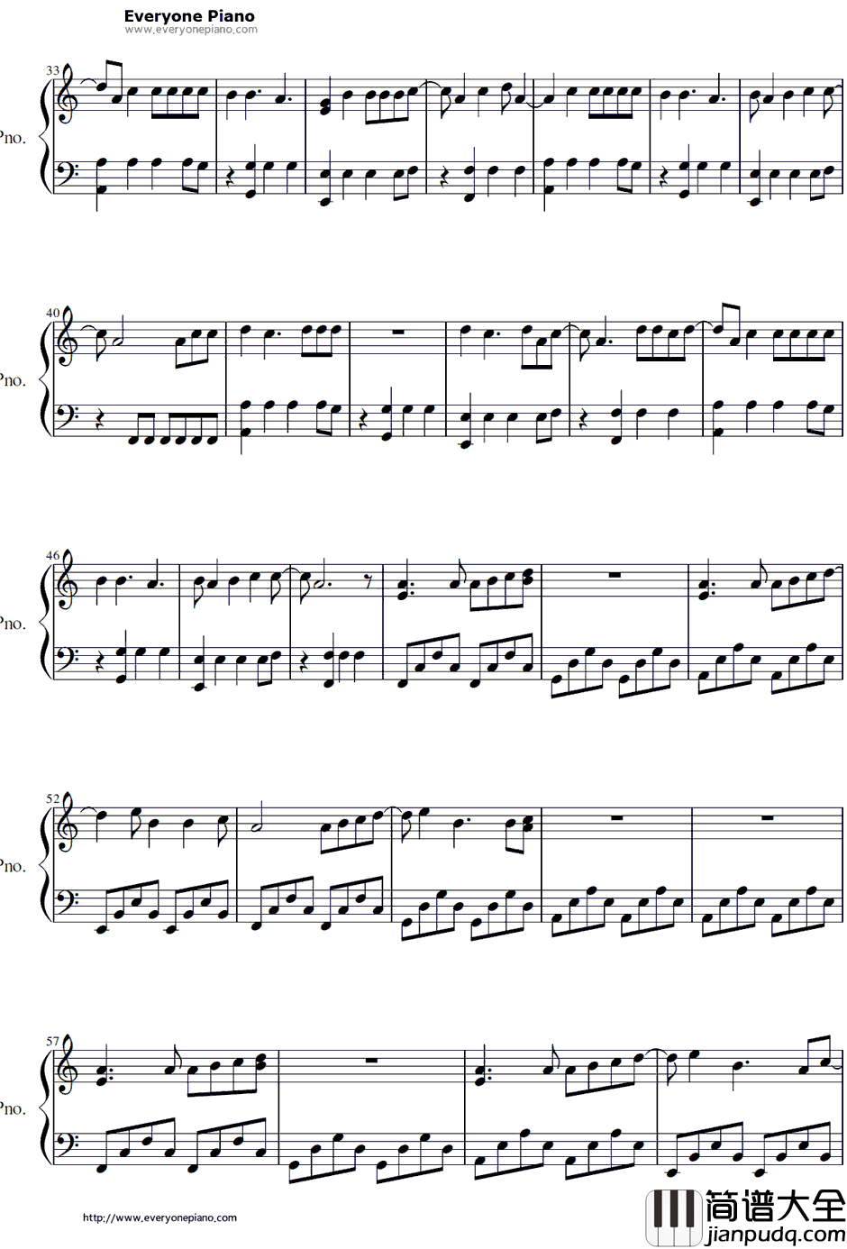 Let_Go_For_Tonight钢琴谱_Foxes