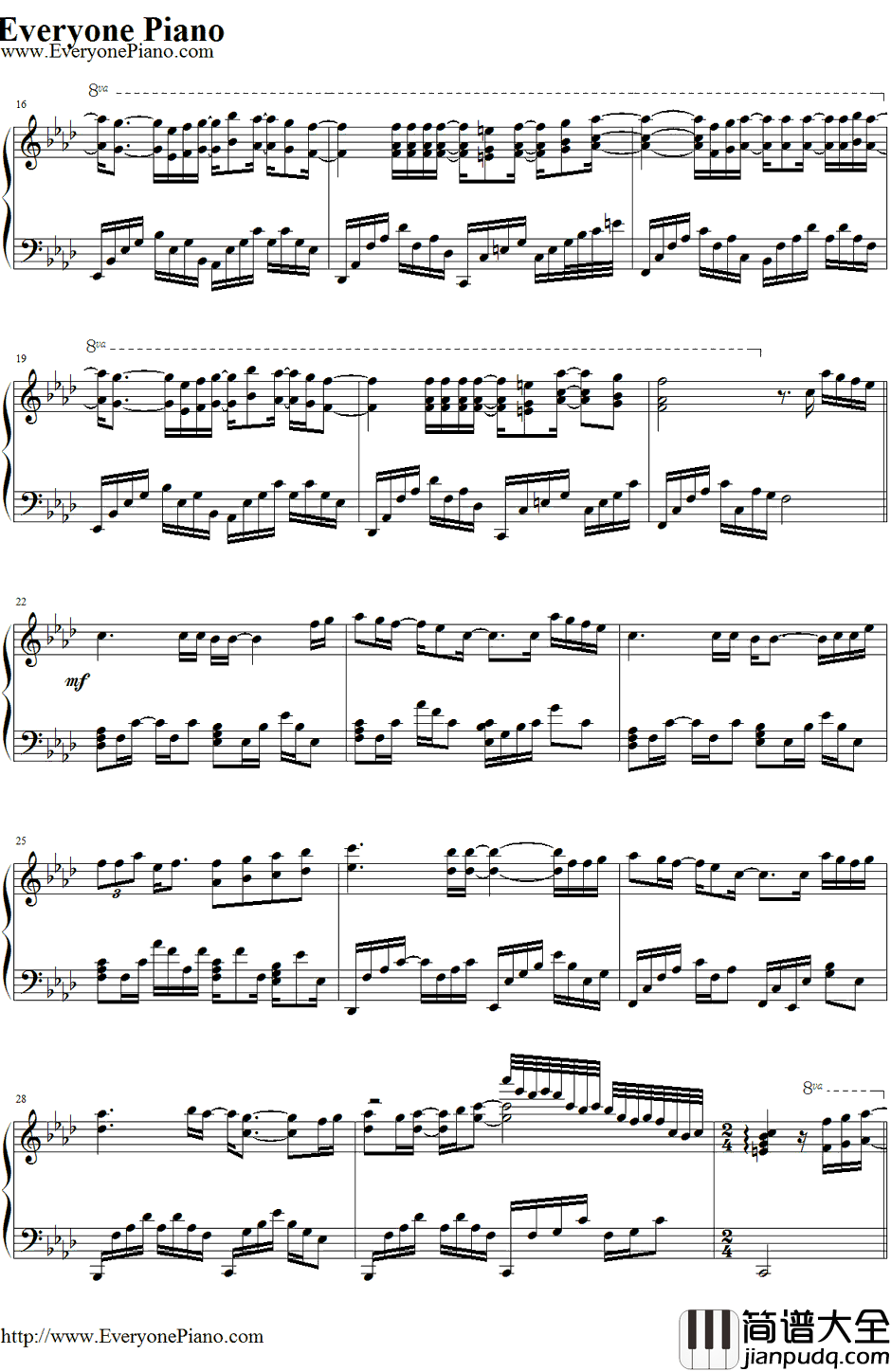 Soledad钢琴谱_西城男孩_Westlife