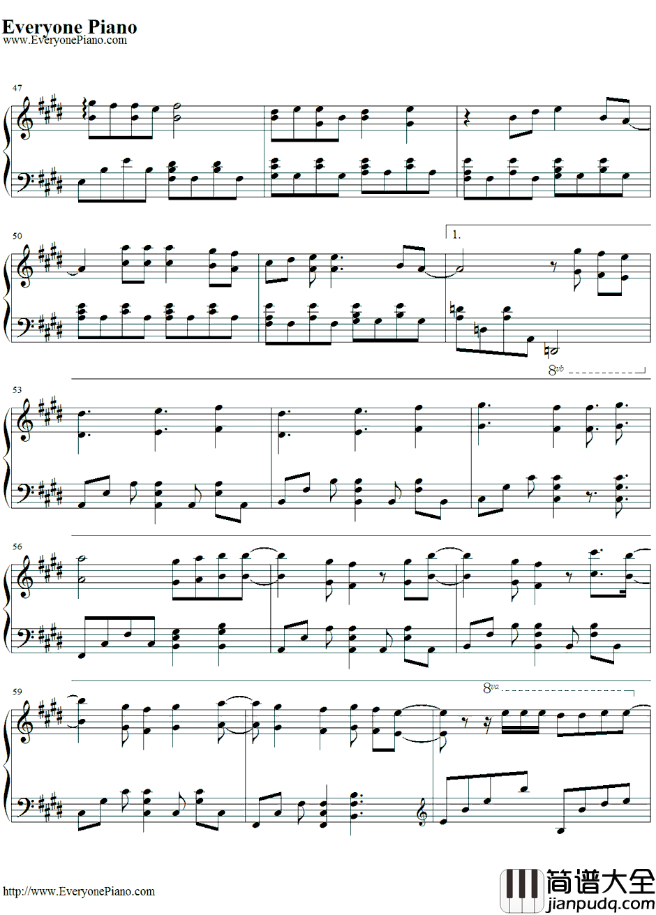 Take_A_Bow钢琴谱_Rihanna