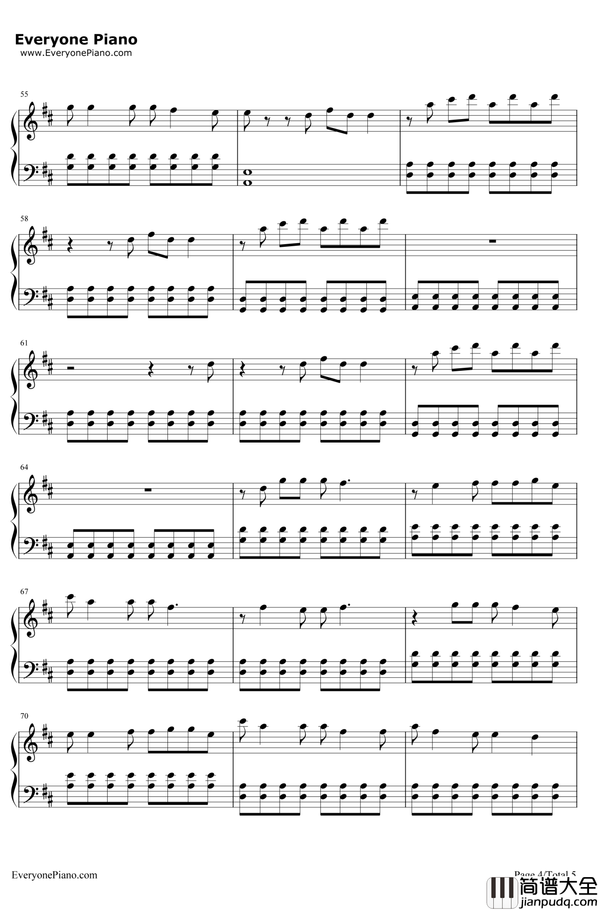 Cool钢琴谱_GwenStefani