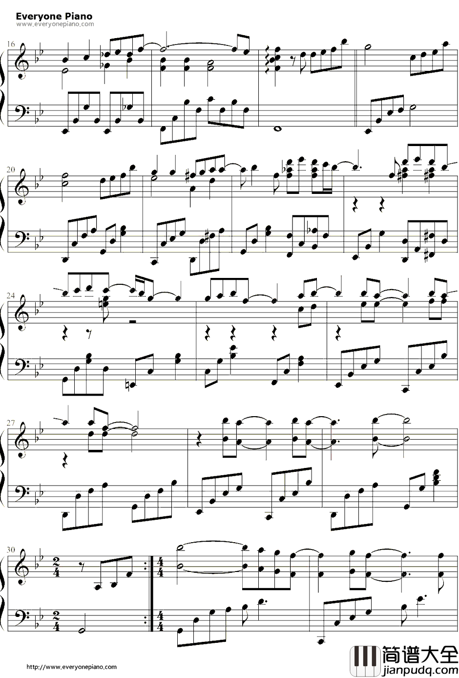 再见钢琴谱_孝琳(Sistar)_来自星星的你插曲