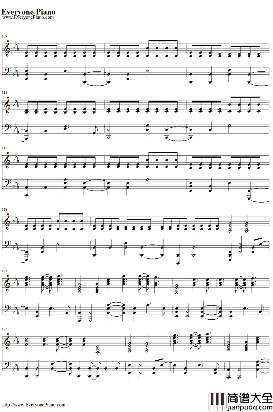 Fix_You钢琴谱_Coldplay