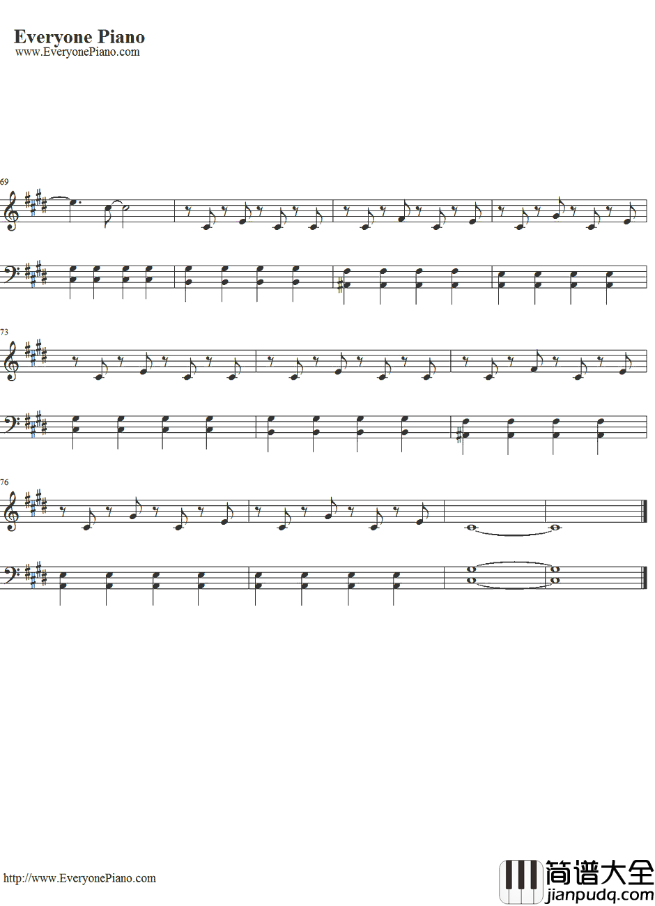 Addicted_to_You钢琴谱_Avicii