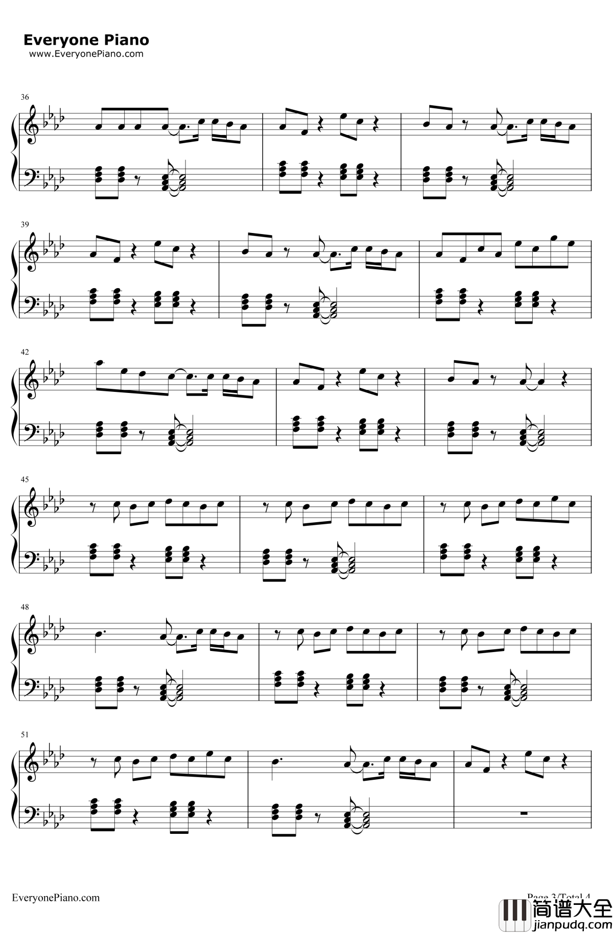 Rock_Me钢琴谱_OneDirection