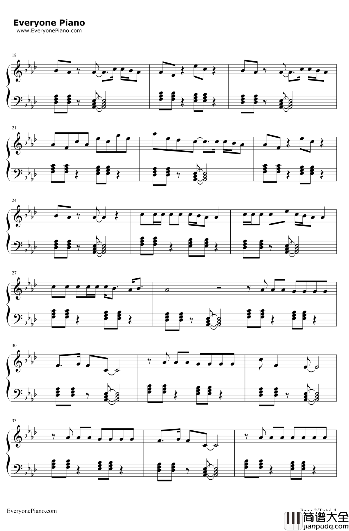 Rock_Me钢琴谱_OneDirection