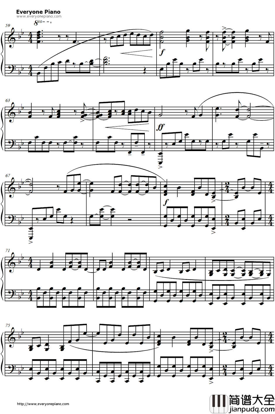 Charlie_Brown钢琴谱_Coldplay