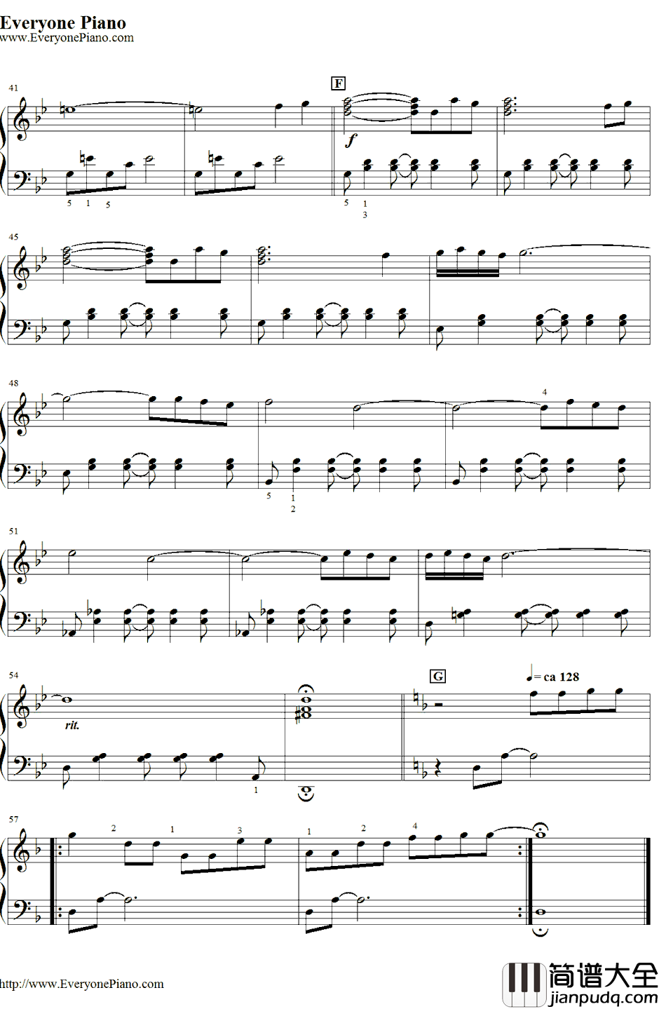 风之谷钢琴谱_久石让宫崎骏__風の谷のナウシカ_插曲