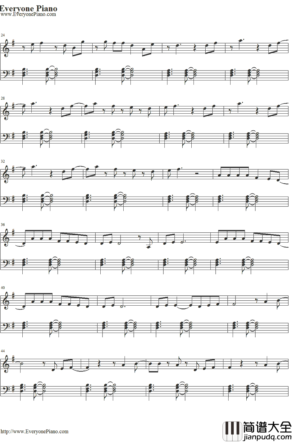 Daylight钢琴谱_Maroon5