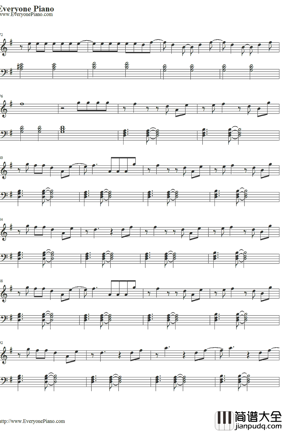 Daylight钢琴谱_Maroon5