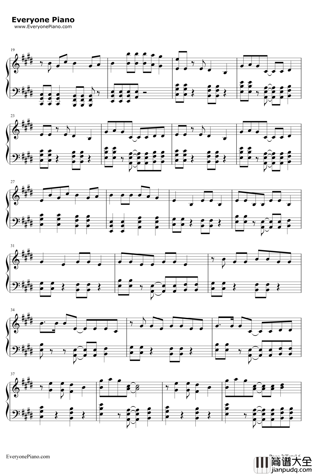 DieYoung钢琴谱_Kesha