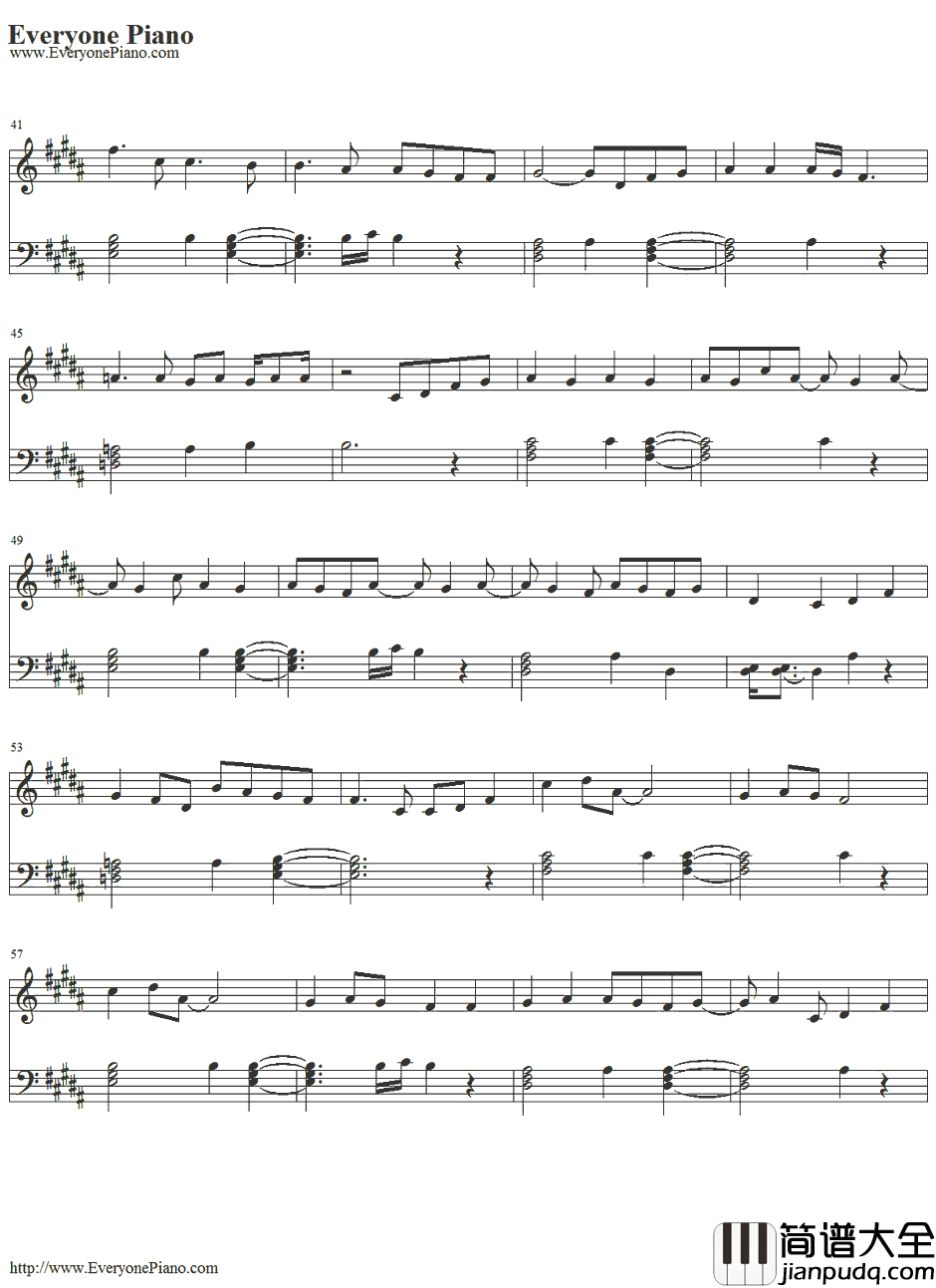 Honeymoon_Avenue钢琴谱_ArianaGrande