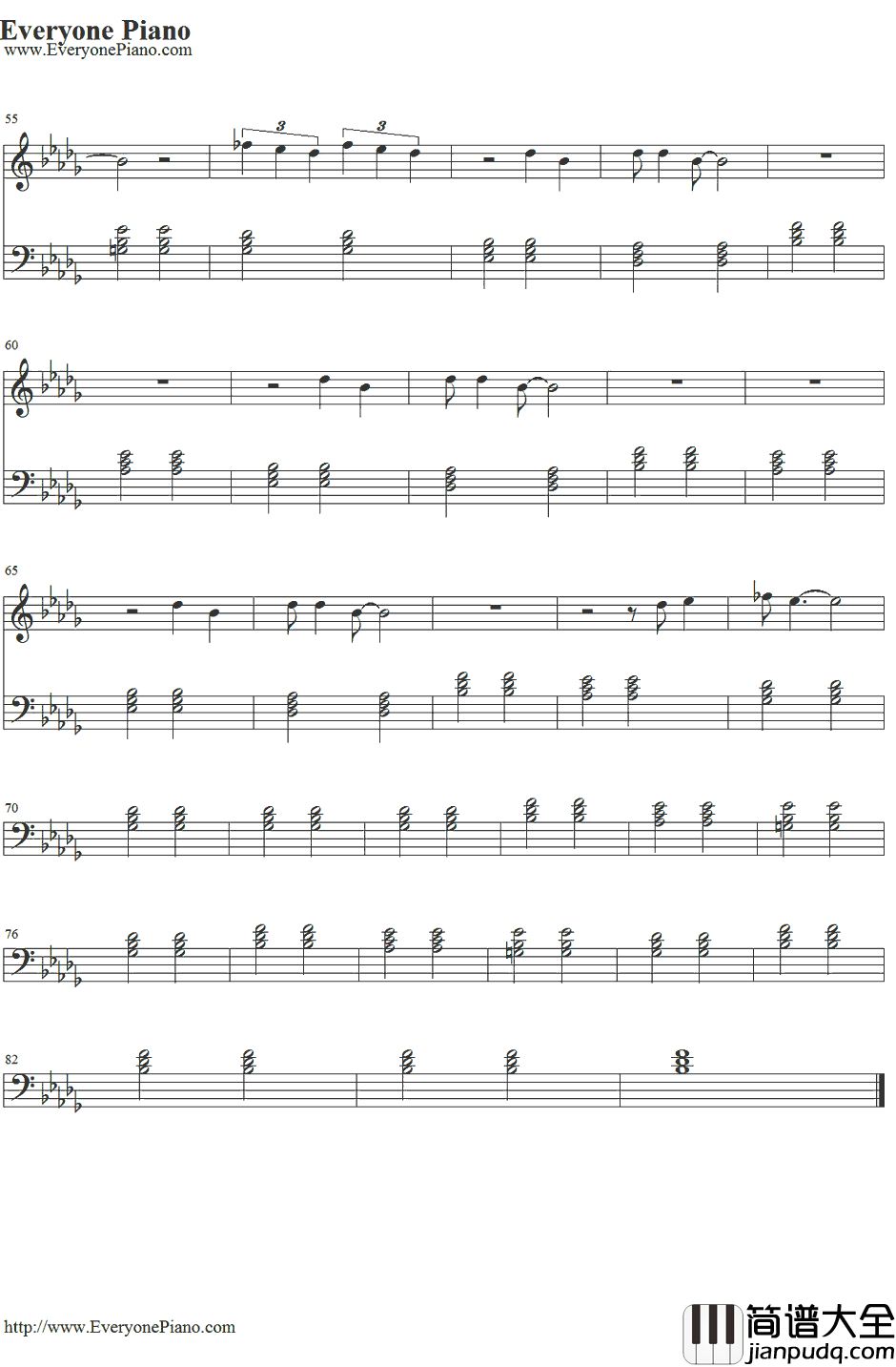 Heaven钢琴谱_DepecheMode