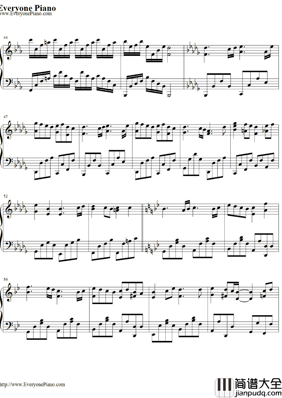 空は高く风は歌う钢琴谱_春奈るな_Fate／ZeroED2