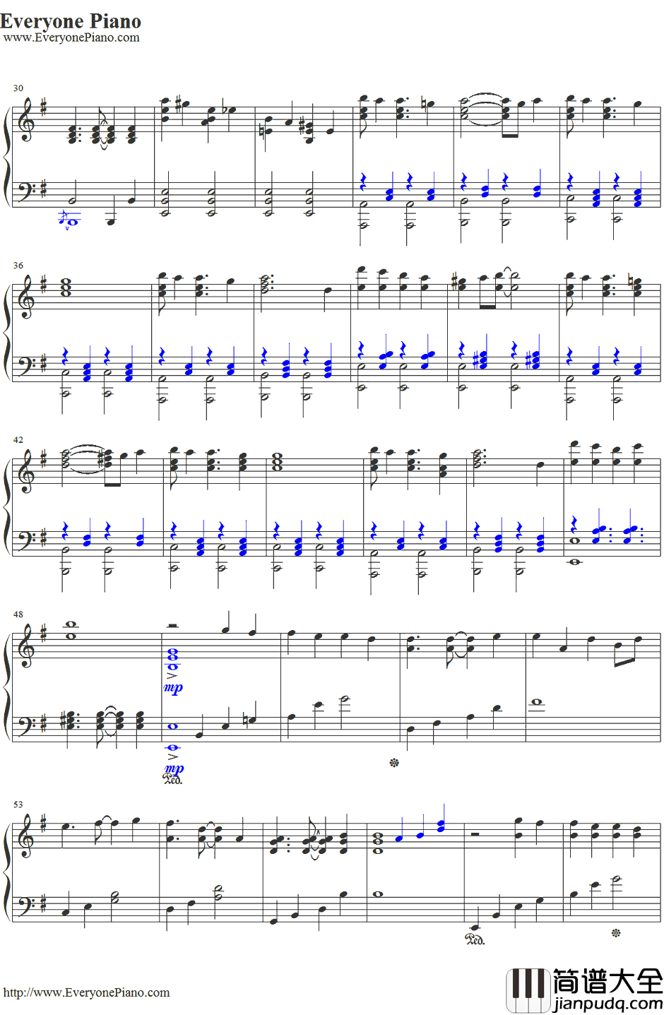 右肩の蝶钢琴谱_镜音双子镜音リン?レン_镜音双子