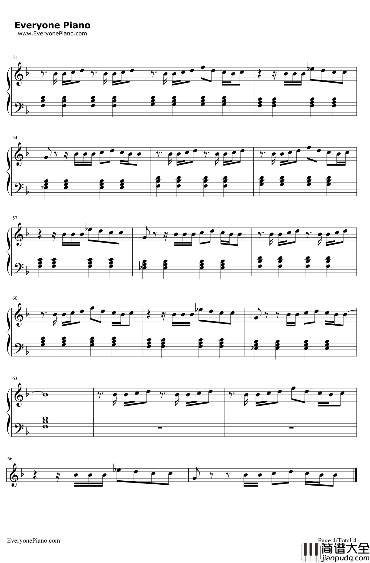 Lego_House钢琴谱_EdSheeran