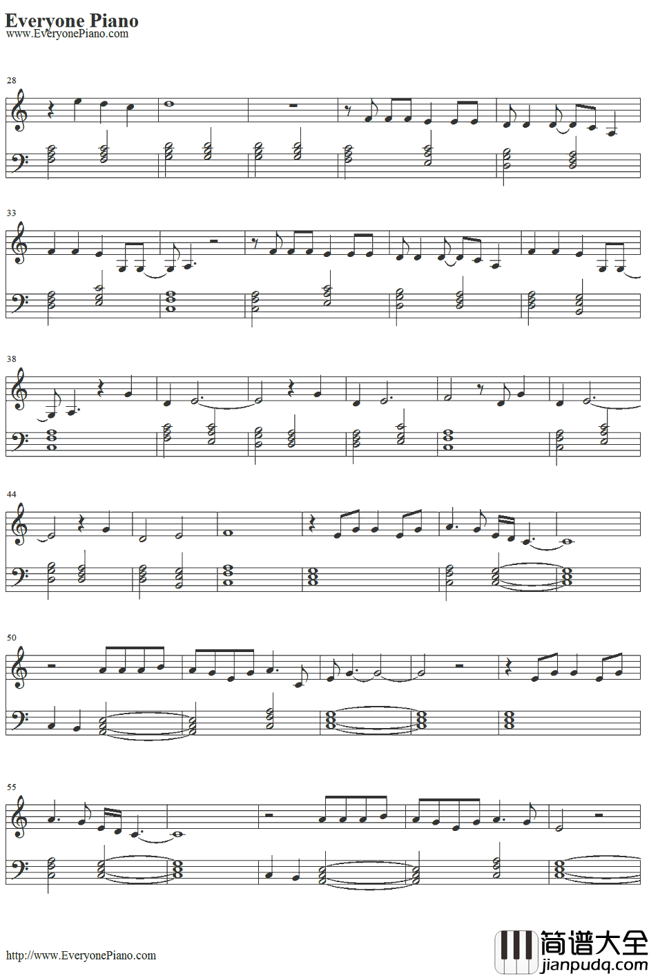 Ride钢琴谱_LanaDelRey