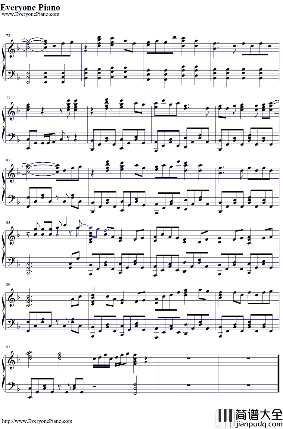 东京レトロ钢琴谱_初音ミク