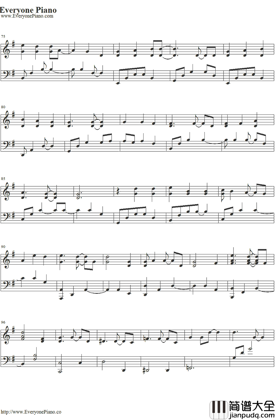 You_and_Me钢琴谱_Lifehouse