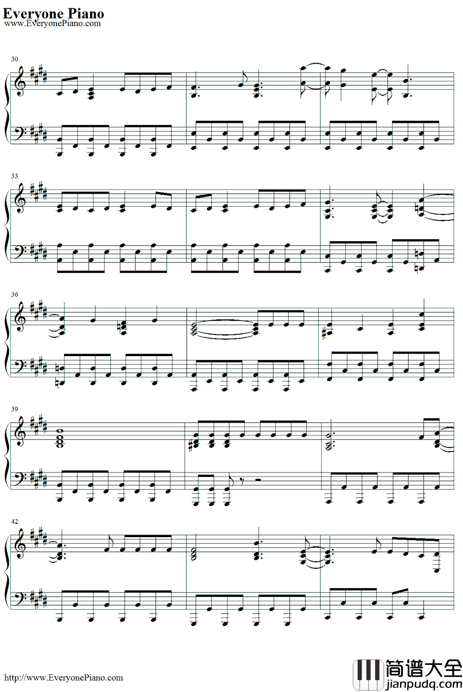 Morning_Arch钢琴谱_河野マリナ_AChannelOP