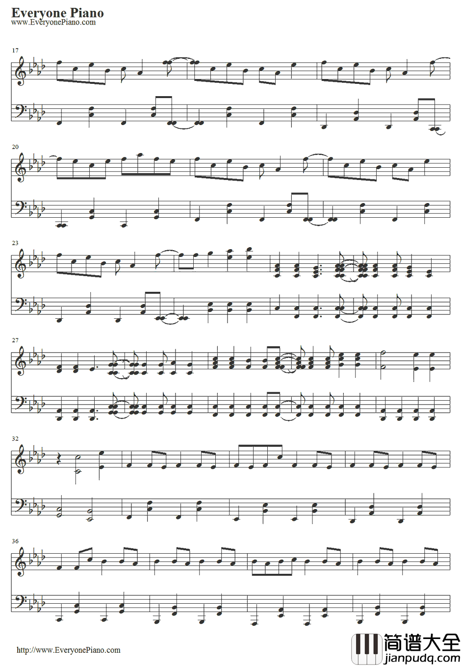 桜前线异常ナシ钢琴谱_初音ミク