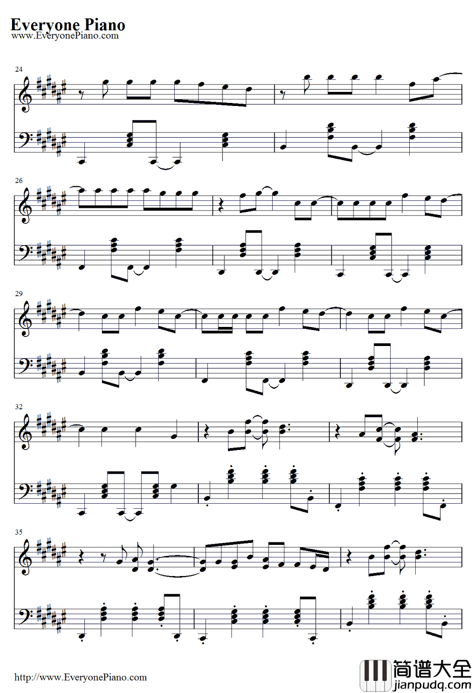 Give_our_Heart_A_Break钢琴谱_DemiLovato