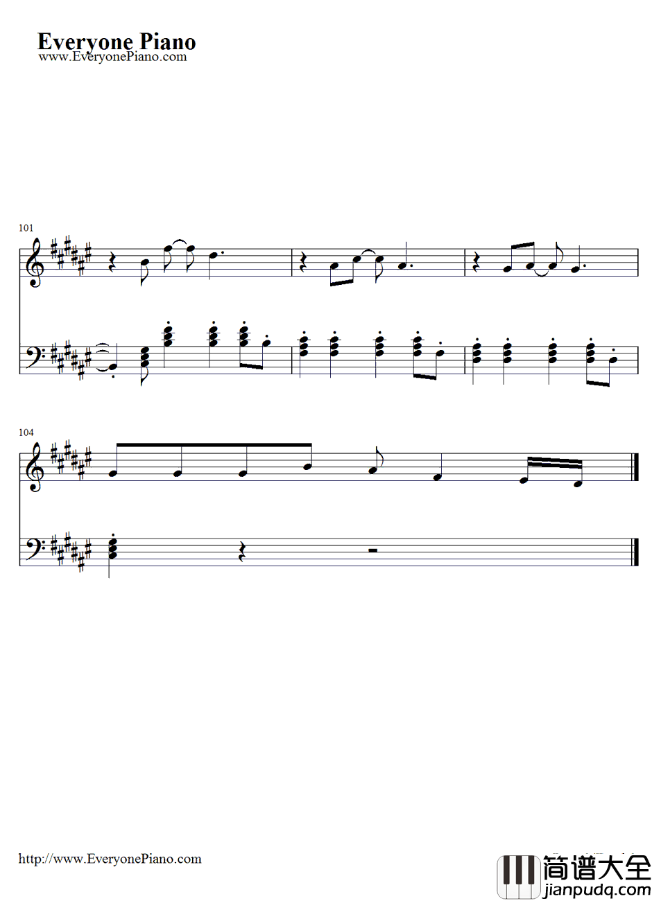 Give_our_Heart_A_Break钢琴谱_DemiLovato