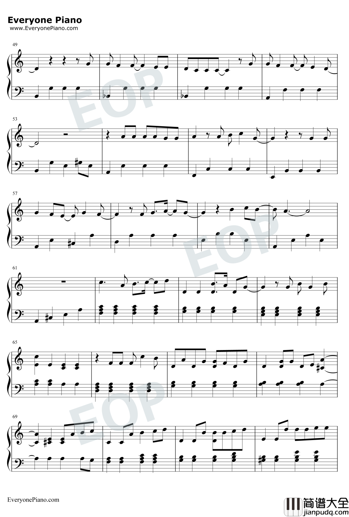 运命のルーレット廻して钢琴谱_ZARD_名侦探柯南OP4