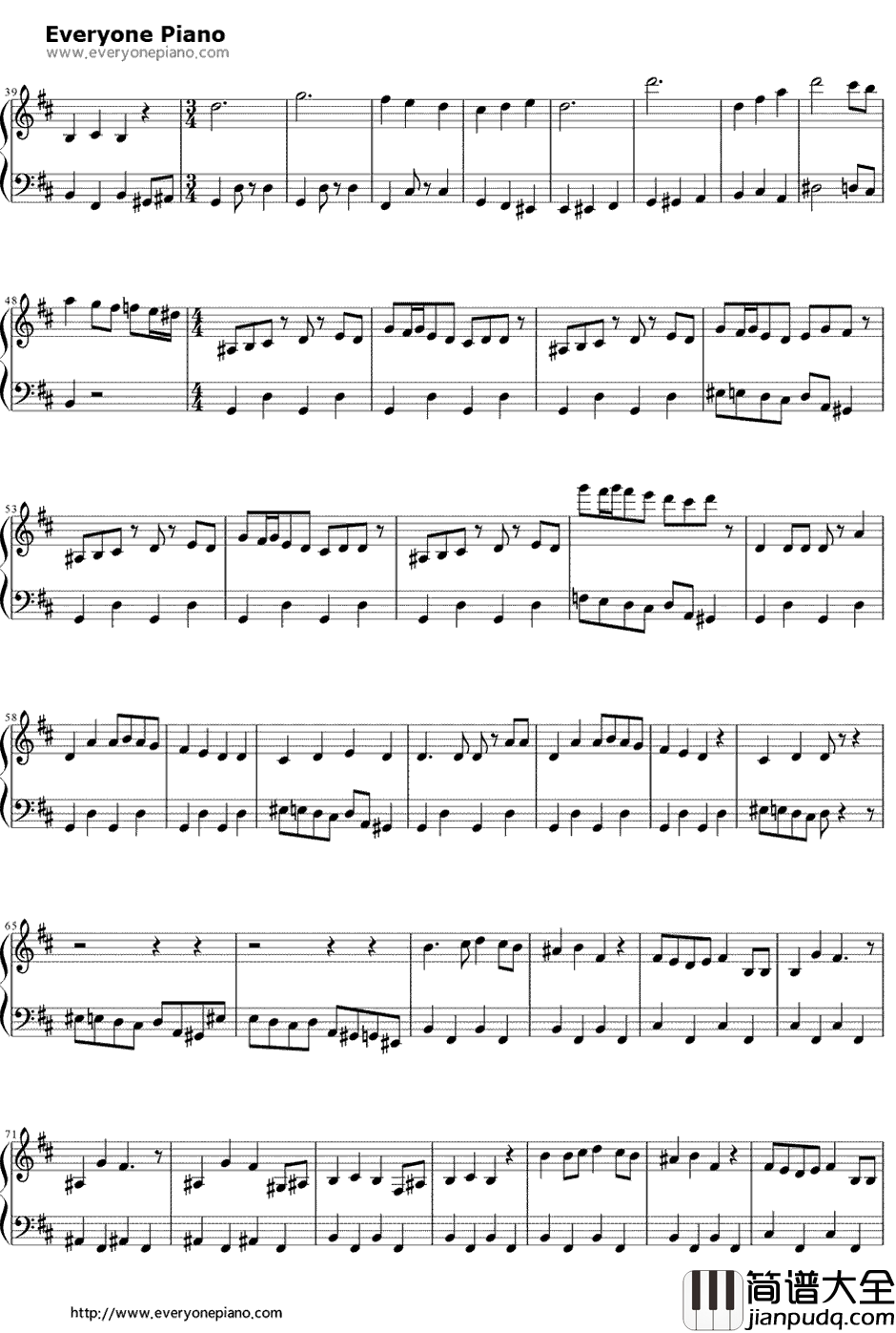 雨降る街にて風船は悪魔と踊る钢琴谱_初音ミク