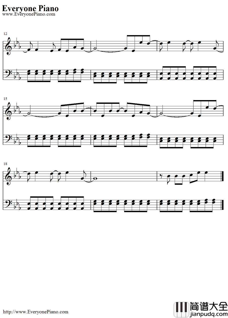 Right_Now钢琴谱_OneDirection