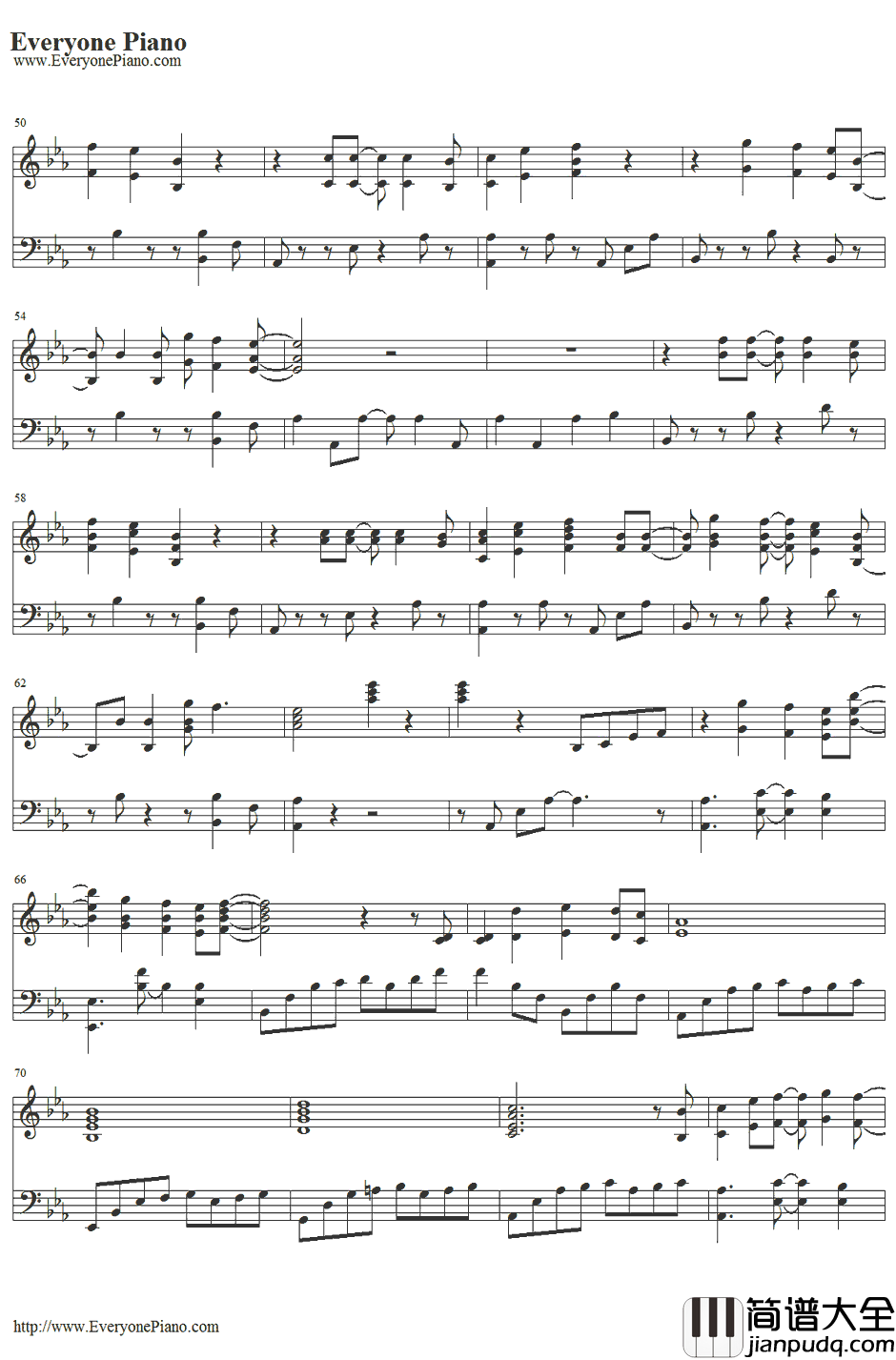 Fire_flies钢琴谱_OwlCity