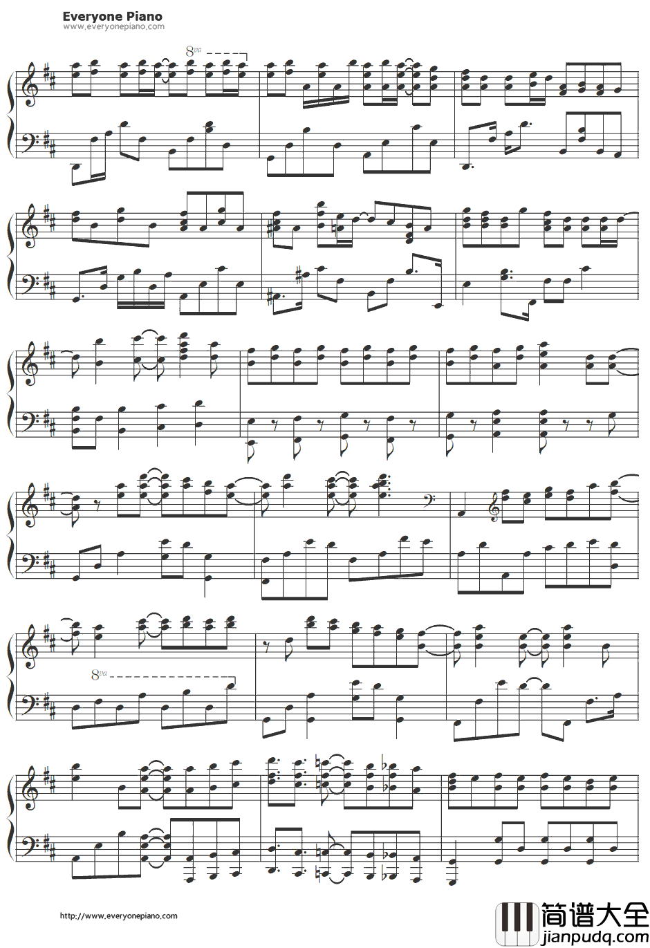 Happy_Girl钢琴谱_喜多村英梨_要听爸爸的话OP