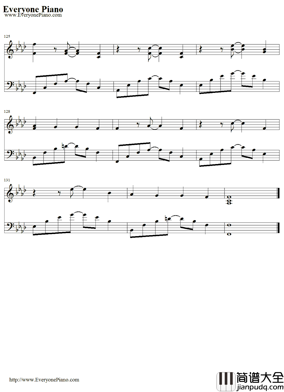 New_Divide钢琴谱_LinkinPark_变形金刚2主题歌