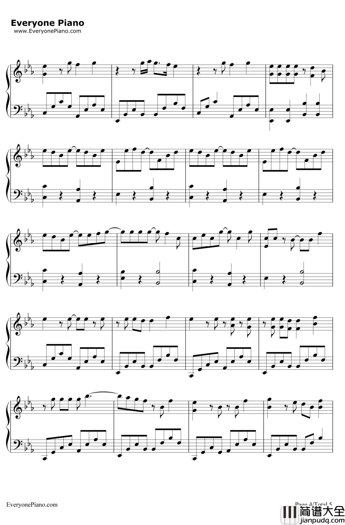 In_My_Head钢琴谱_JasonDerulo