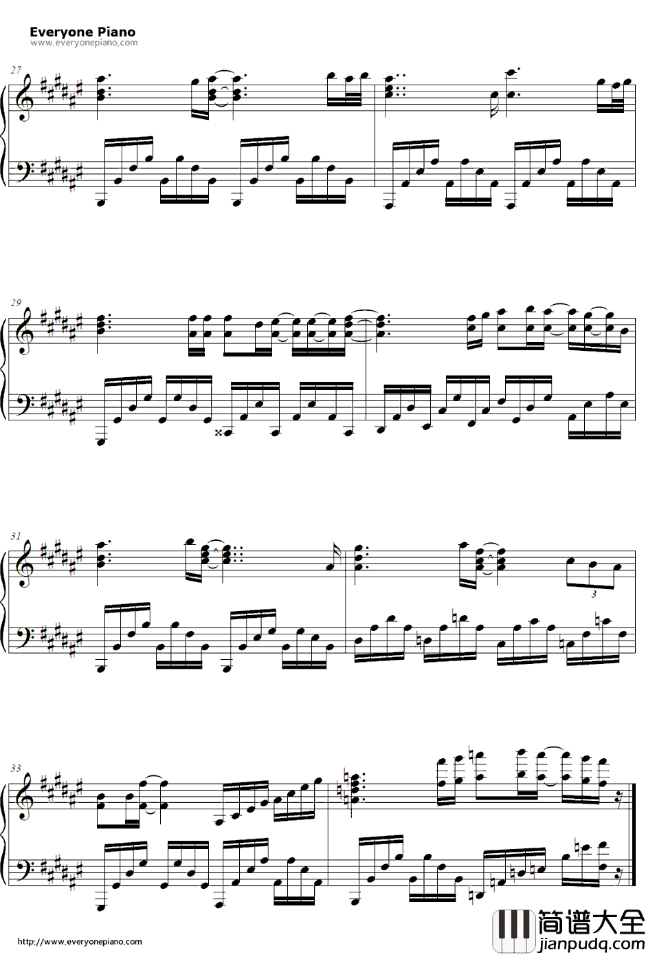 ハートリアライズ钢琴谱_Tia_野良神ED