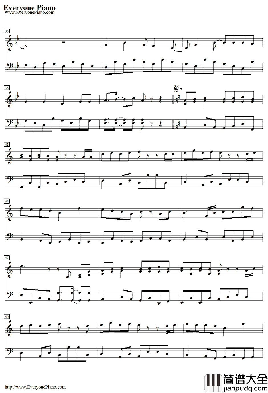 五番目のピエロ钢琴谱_镜音レン