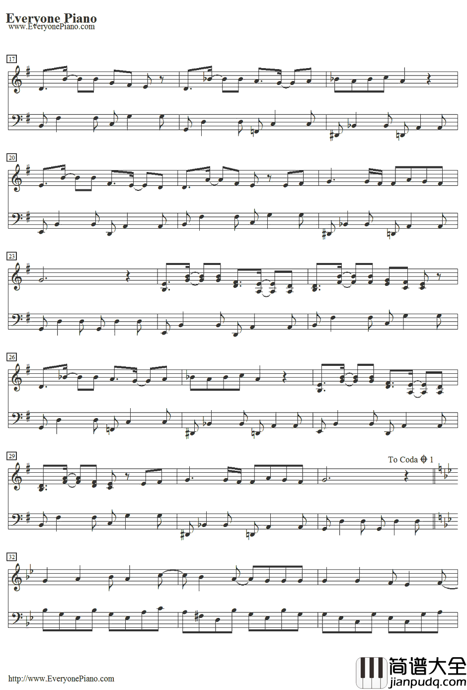 五番目のピエロ钢琴谱_镜音レン