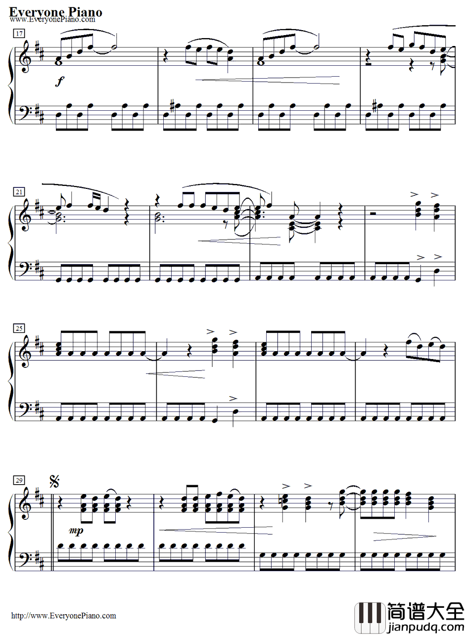 Mamma_Mia钢琴谱_ABBA