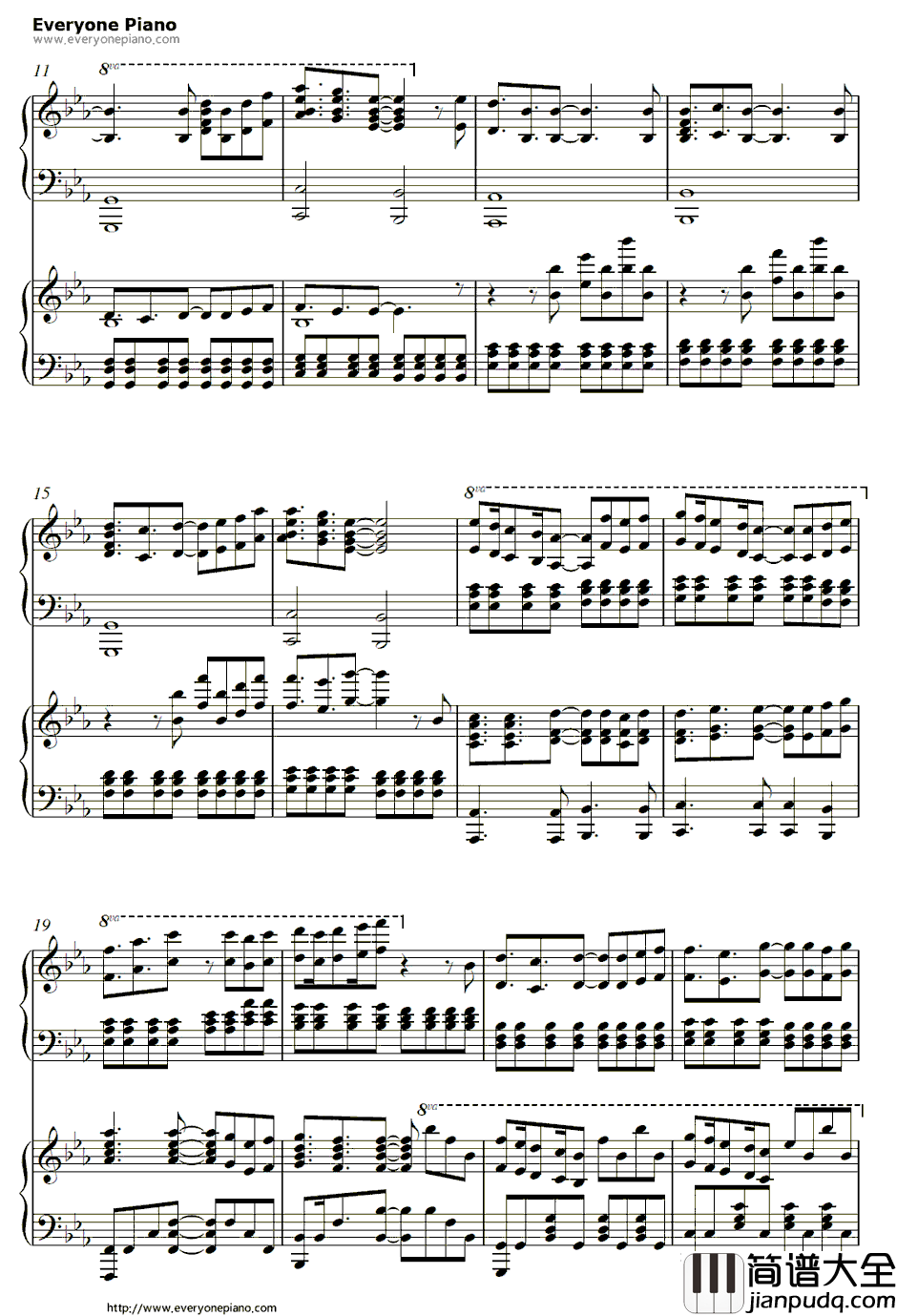 この涙を君に捧ぐ钢琴谱_NoName_将泪水献给你_AKB0048nextstageED